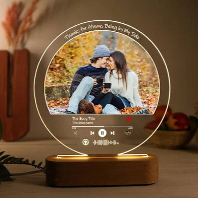 Circular Spotify Plaque w/ Night-Light